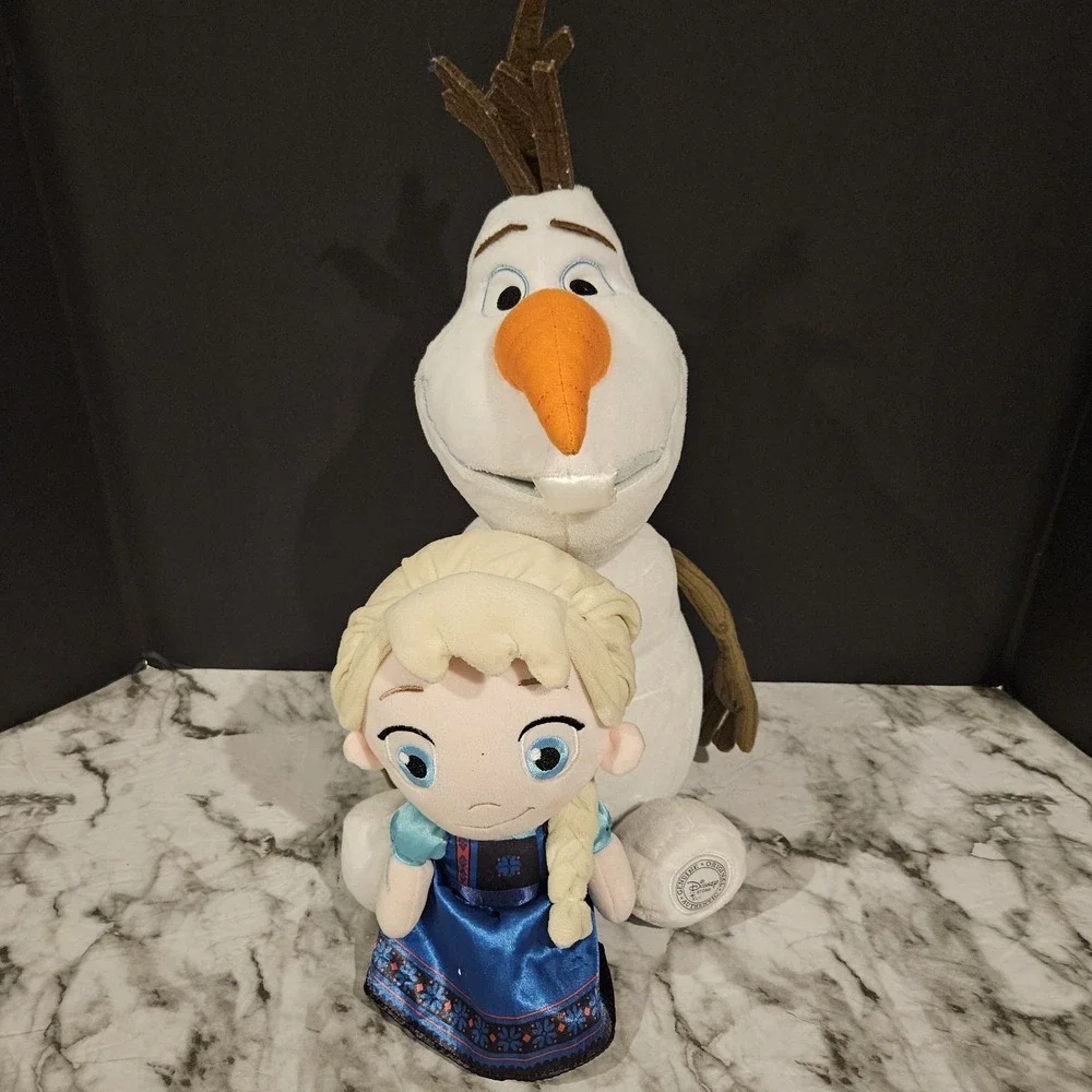 Disney Frozen Plush‎ Bundle Olaf Elsa Anna 3 Pc Set
